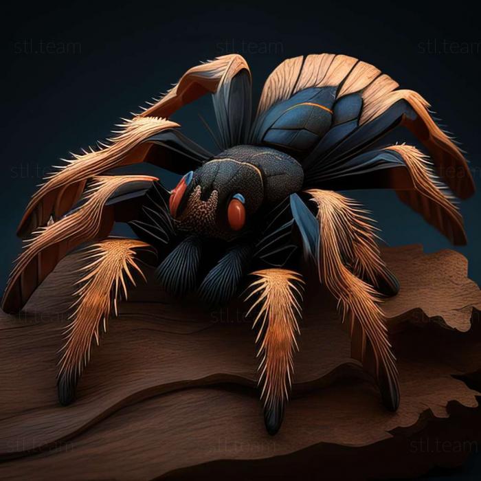 3D модель Chromatopelma cyaneopubescens (STL)